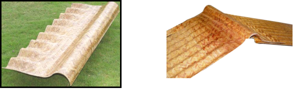  Bamboo Mat ridge cap and its use